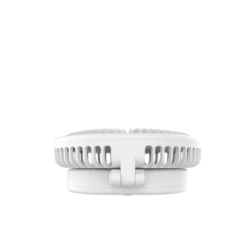 Rechargeable Desk Fan 10W/5V, 2400 mAh — White
