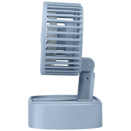 Rechargeable Desktop Fan 3.7 V, 1200 mAh — Blue