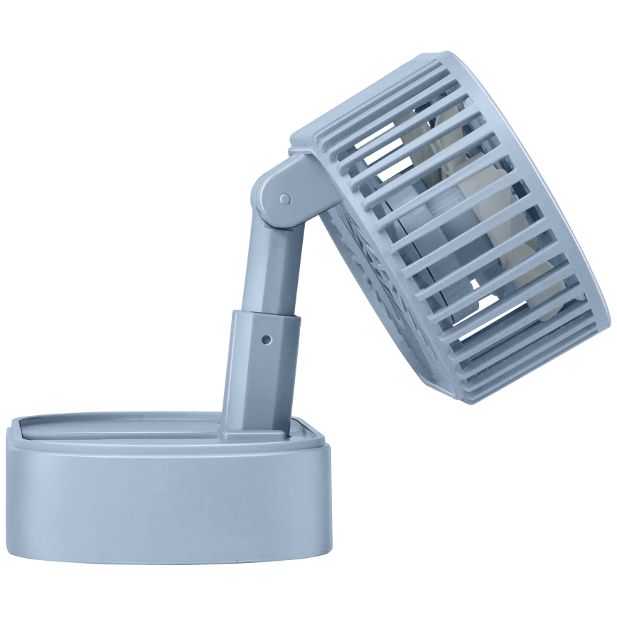 Rechargeable Desktop Fan 3.7 V, 1200 mAh — Blue