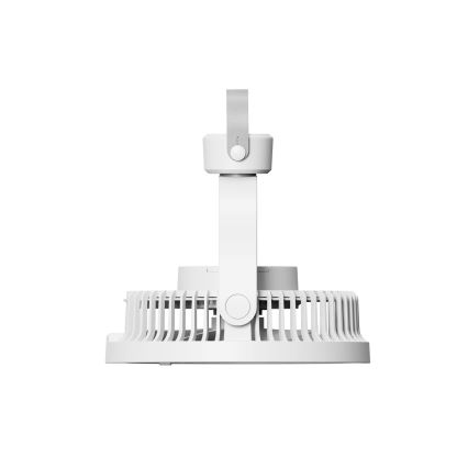 Rechargeable LED Desk Fan — 8W, 3.7V / 2400 mAh — White