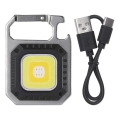Rechargeable LED flashlight LED/USB/3,7V IP44 750 lm 400 mAh