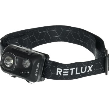 Rechargeable LED Headlamp, 3W LED / 1200 mAh / IP67, Black