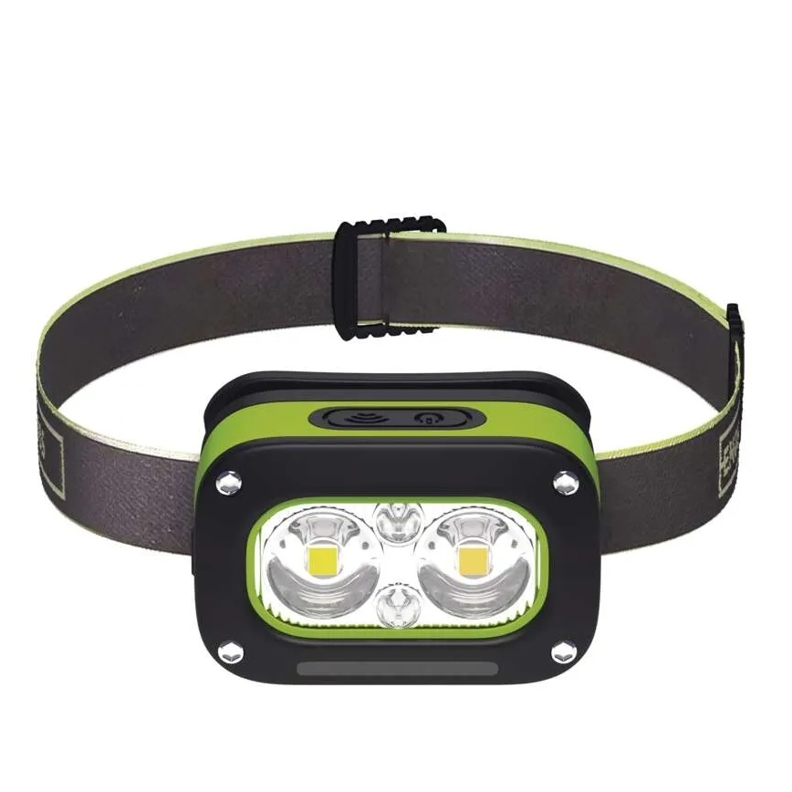 Rechargeable LED Headlamp, USB, IP43, 800 mAh