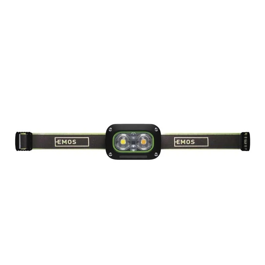 Rechargeable LED Headlamp, USB, IP43, 800 mAh
