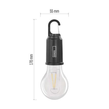 Rechargeable LED Lantern, USB/LED, IP44, 90 lm, 400 mAh