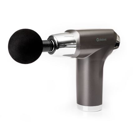 Rechargeable massage gun with 4 heads 25W/5V 1200 mAh