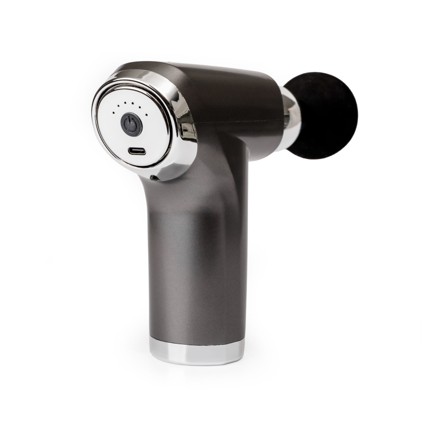 Rechargeable massage gun with 4 heads 25W/5V 1200 mAh