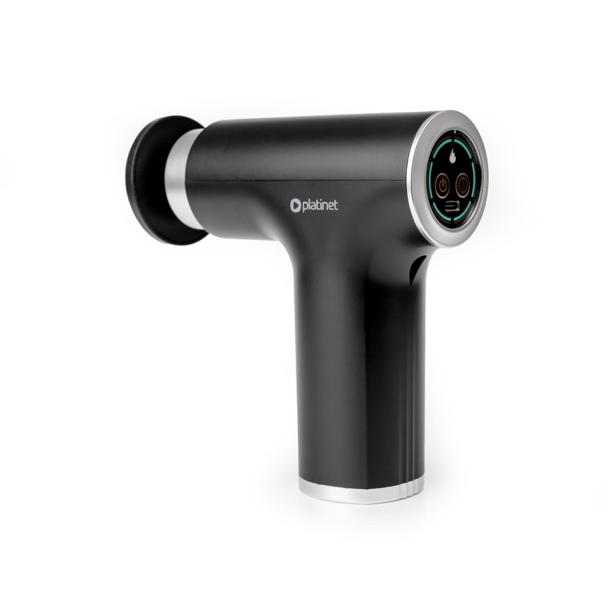 Rechargeable massage gun with 9 heads 25W/5V 1200 mAh