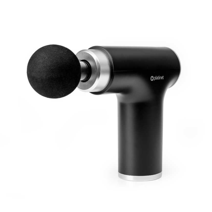 Rechargeable massage gun with 9 heads 25W/5V 1200 mAh