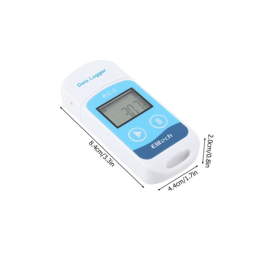 Recording thermometer USB/1xCR2032 IP67