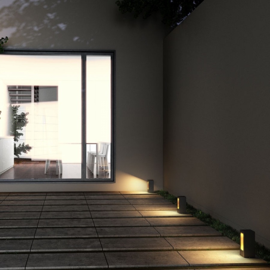 RED - Design Rendl - R10380- LED Outdoor lamp TREEZA LED/7W/230V IP54 anthracite
