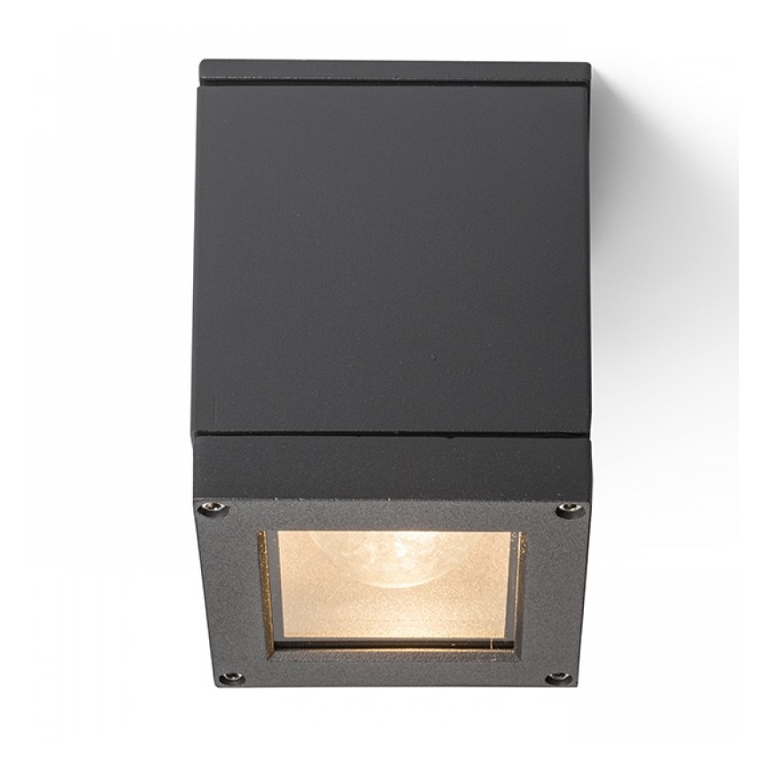 RED - Design Rendl - R10385 - Outdoor ceiling light QUADRA 1xE27/75W/230V IP54