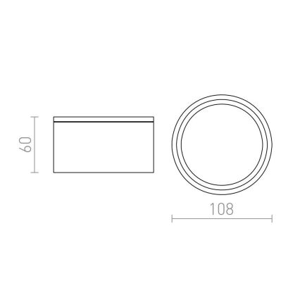 RED - Design Rendl - R10430 - Outdoor light MERIDO 1xGX53/11W/230V IP54 anthracite