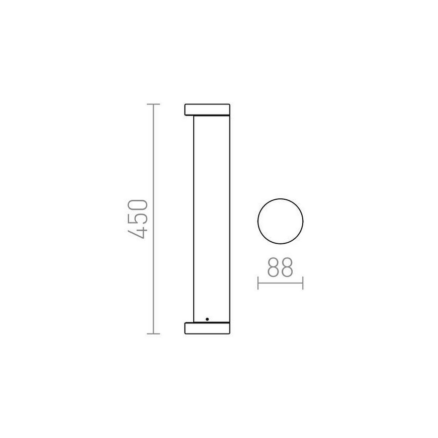 RED - Design Rendl - R11171 - LED Outdoor lamp SONET LED/7W/230V IP54 anthracite