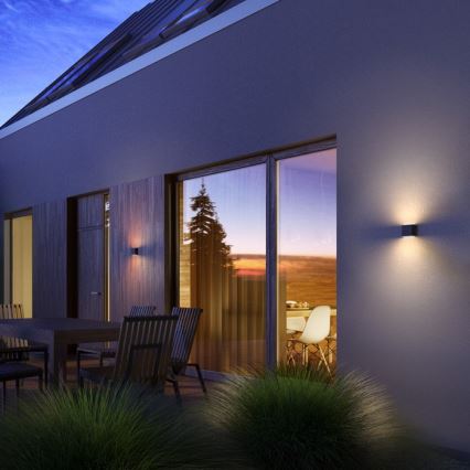 RED - Design Rendl - R12012 - LED Outdoor wall light CHOIX 2xLED/3W/230V IP54