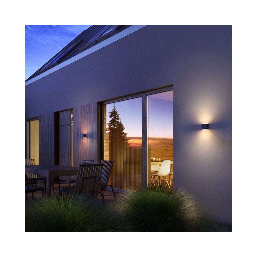 RED - Design Rendl - R12012 - LED Outdoor wall light CHOIX 2xLED/3W/230V IP54