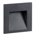 RED - Design Rendl - R12015 - LED Outdoor built-in light TESS LED/3W/230V IP54 anthracite