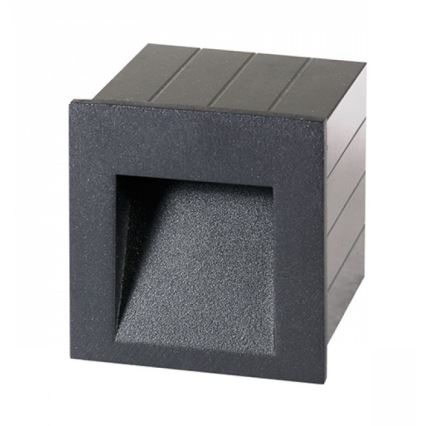 RED - Design Rendl - R12015 - LED Outdoor built-in light TESS LED/3W/230V IP54 anthracite