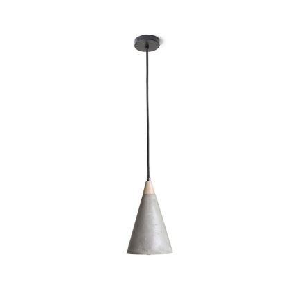 RED - Design Rendl - R12380 - Chandelier on a string HEIDI 1xE27/28W/230V concrete/wood