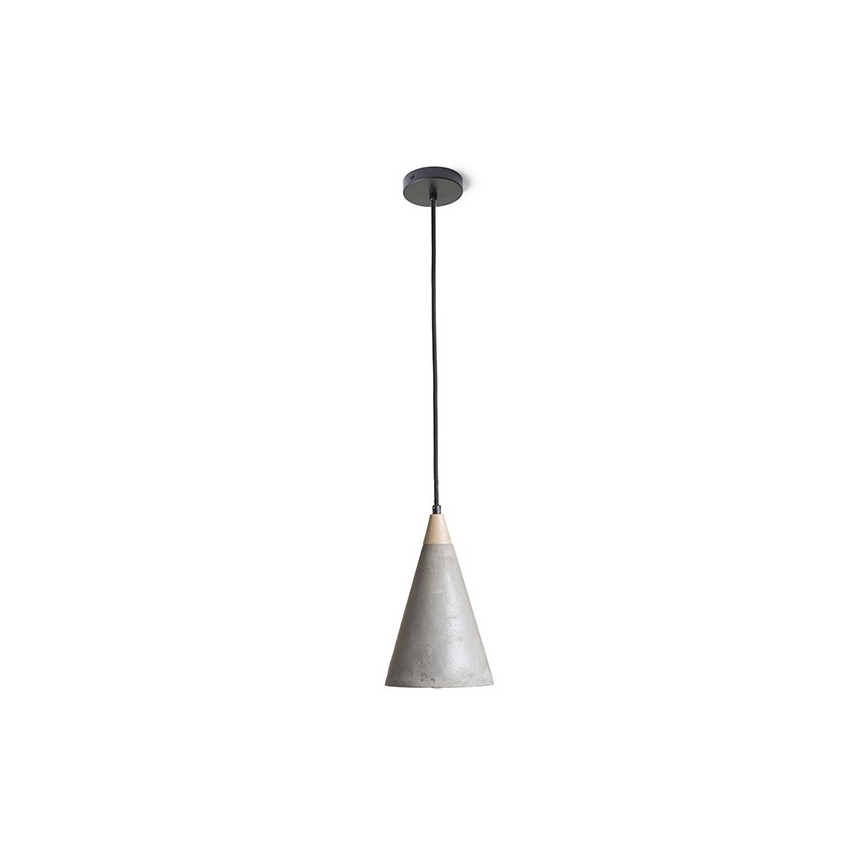 RED - Design Rendl - R12380 - Chandelier on a string HEIDI 1xE27/28W/230V concrete/wood