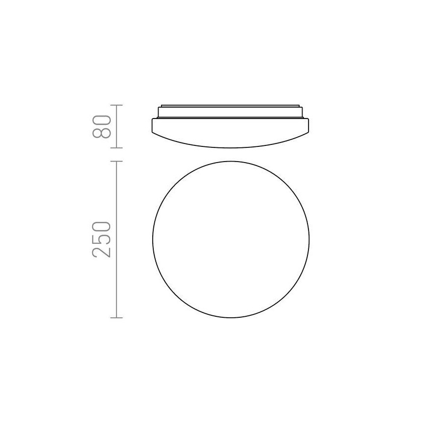 RED - Design Rendl - R12431 - LED Ceiling light SEMPRE LED/10W/230V