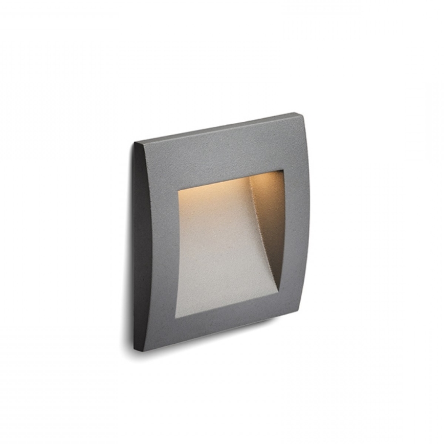 RED - Design Rendl - R12534 - LED Outdoor built-in light GORDIQ LED/1,5W/230V IP65