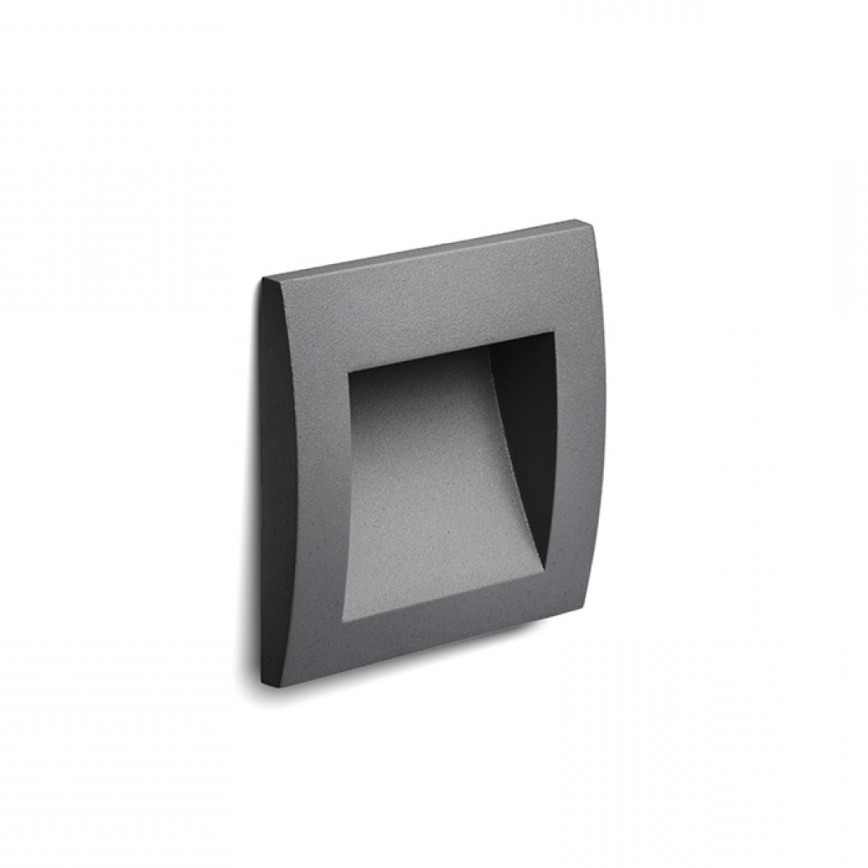 RED - Design Rendl - R12534 - LED Outdoor built-in light GORDIQ LED/1,5W/230V IP65