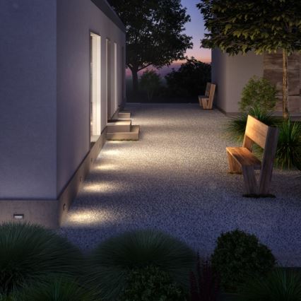 RED - Design Rendl - R12538 - LED Outdoor built-in light GORDIQ LED/3W/230V IP65