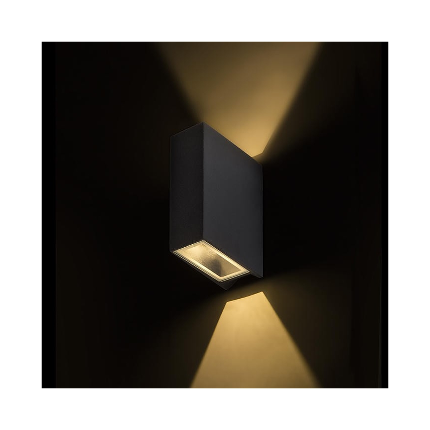 RED - Design Rendl - R12555 - LED Outdoor wall light UKKO 2xLED/3W/230V IP54