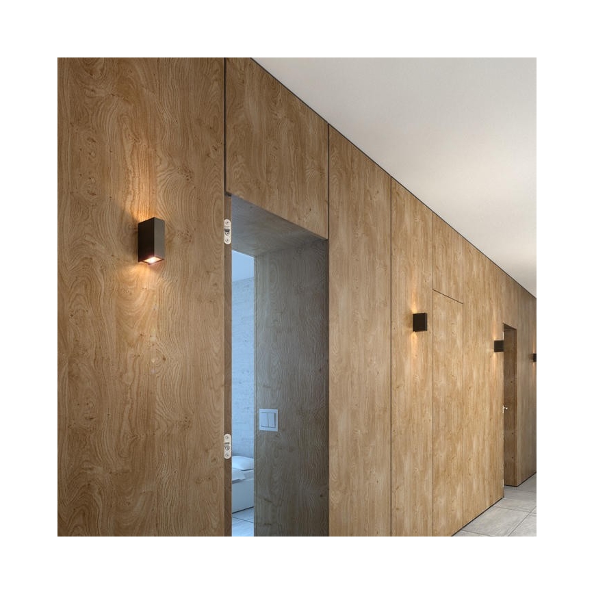 RED - Design Rendl - R12555 - LED Outdoor wall light UKKO 2xLED/3W/230V IP54