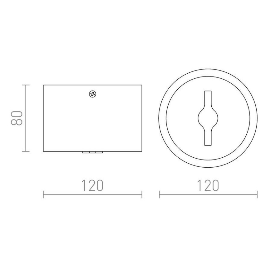 RED - Design Rendl - R12633 - LED Dimmable spotlight KELLY LED/15W/230V white