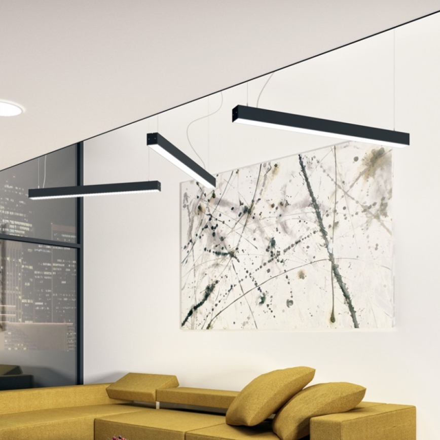 RED - Design Rendl - R12721 - LED Chandelier on a string PESANTE LED/40W/230V black