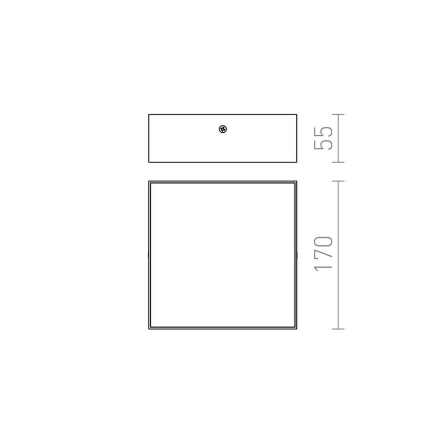RED - Design Rendl - R12848 - LED Ceiling light LARISA LED/15W/230V white