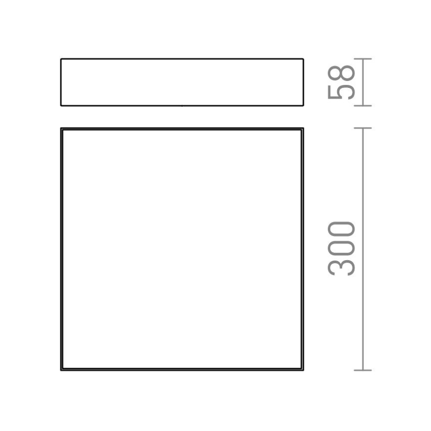 RED - Design Rendl - R12850 - LED Ceiling light LARISA LED/30W/230V white