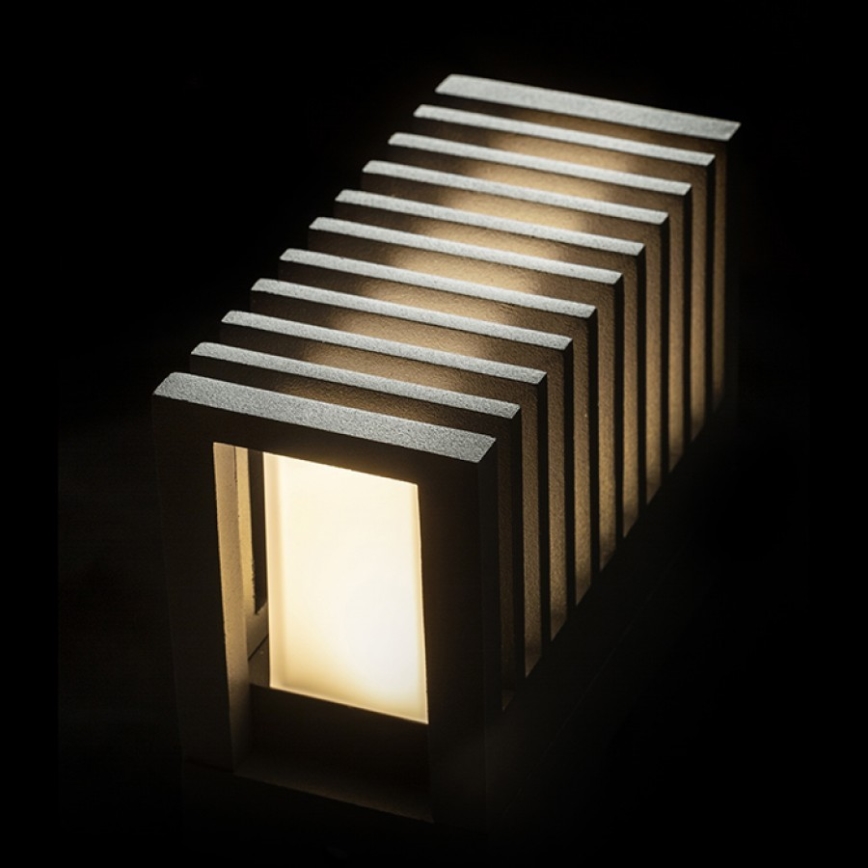 RED - Design Rendl - R13563 - LED Outdoor wall light CLAIRE LED/6W/230V IP54