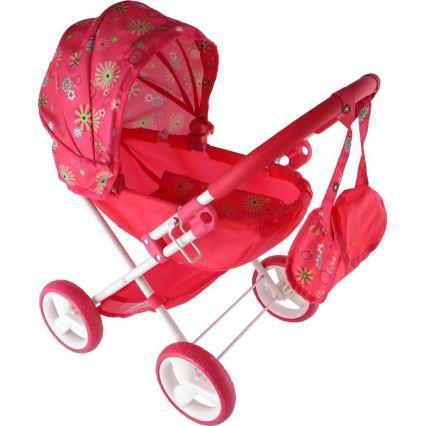 Red Doll Stroller