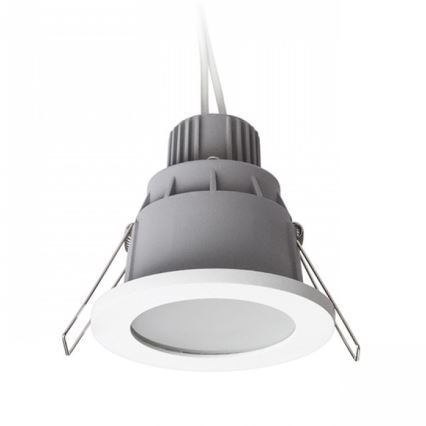 RED - R12659 - Bathroom recessed light LEROY 1xGU5,3/35W/12V IP44