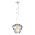 Redo 01-1140 - Chandelier on a string FUSION 1xE27/42W/230V d. 38 cm grey