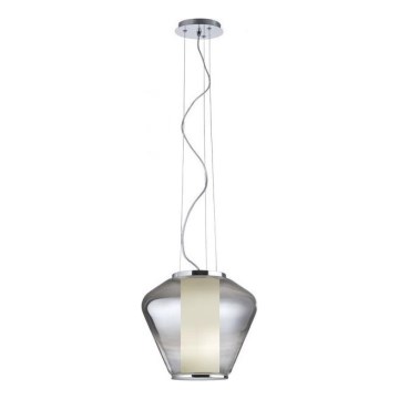 Redo 01-1140 - Chandelier on a string FUSION 1xE27/42W/230V d. 38 cm grey