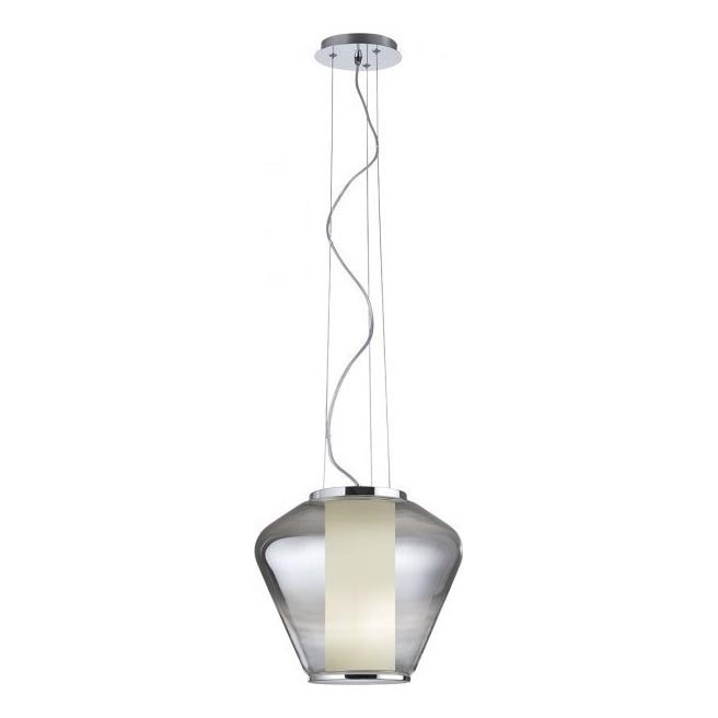 Redo 01-1140 - Chandelier on a string FUSION 1xE27/42W/230V d. 38 cm grey