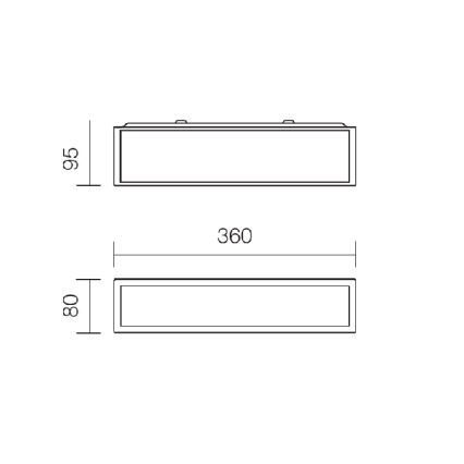 Redo 01-1234 - LED Bathroom Wall Light EGO LED/12W/230V IP44 Polished Chrome