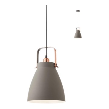 Redo 01-1275 - Chandelier on a string ARNE 1xE27/42W/230V grey