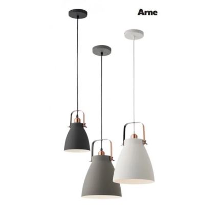 Redo 01-1275 - Chandelier on a string ARNE 1xE27/42W/230V grey