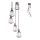 Redo 01-1303 - Chandelier on a string THARU 5xE27/42W/230V
