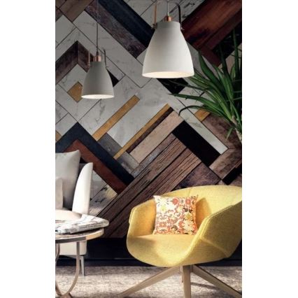 Redo 01-1311 - Chandelier on a string ARNE 1xE27/42W/230V white