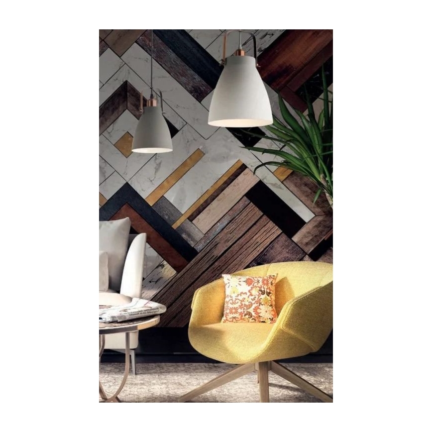 Redo 01-1311 - Chandelier on a string ARNE 1xE27/42W/230V white