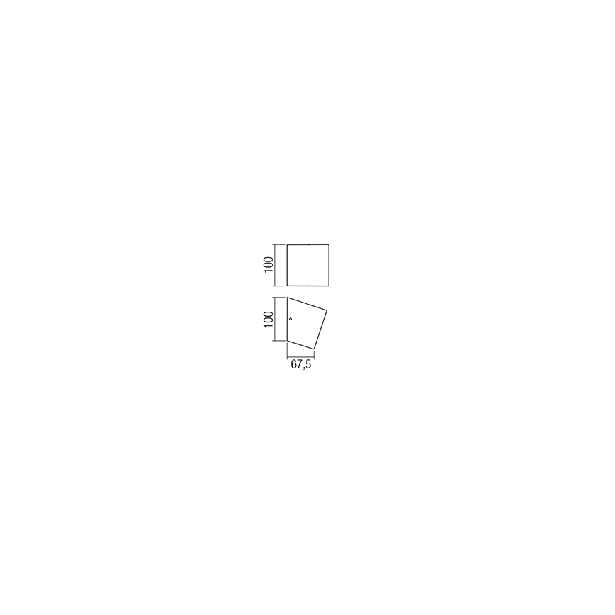 Redo 01-1317 - LED Wall light TOBIKO LED/6W/230V CRI 90 white