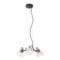 Redo 01-1450 - Chandelier on a string RIDGE 3xE27/60W/230V