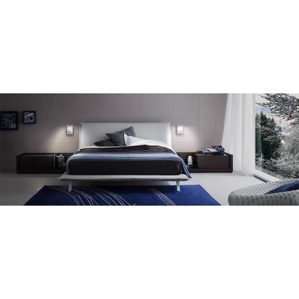 Redo 01-1499 - LED Wall spotlight AGOS LED/6W/230V + LED/3,2W USB white