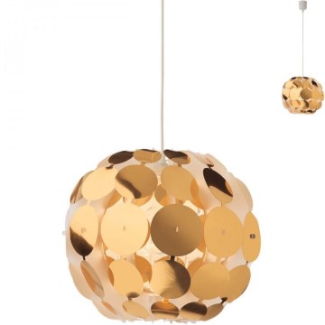 Redo 01-1508 - Chandelier on a string ODEON 1xE27/42W/230V d. 36 cm gold